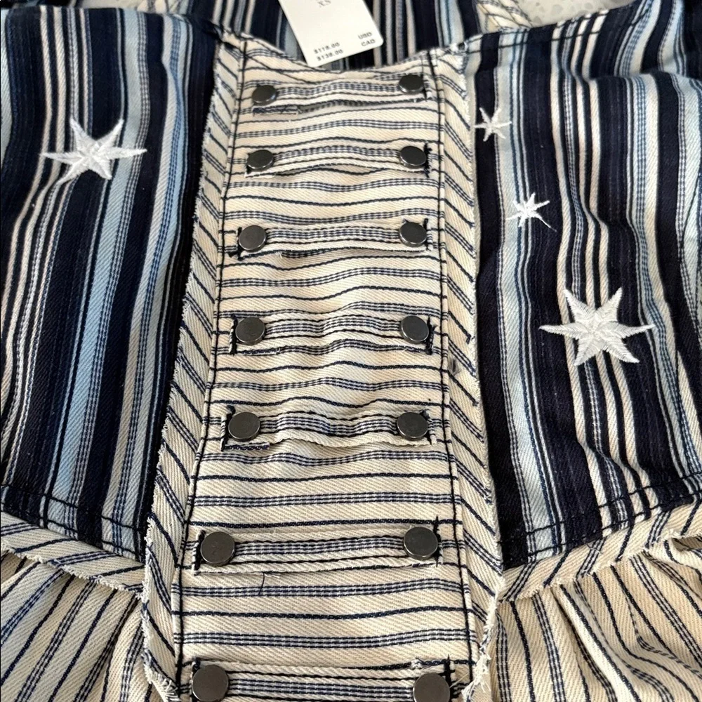 🎉VERY RARE🎉 Anthropologie NWT Pilcro Sleeveless Apron
Swing Blouse size S. - Picture 15 of 16